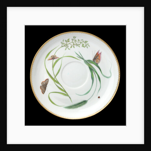 Saucer used on RY 'Alberta' (1863) by Worcester Royal Porcelain Co.
