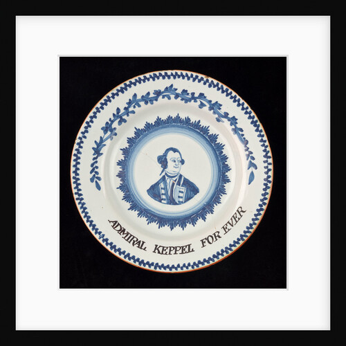 English delftware plate by unknown