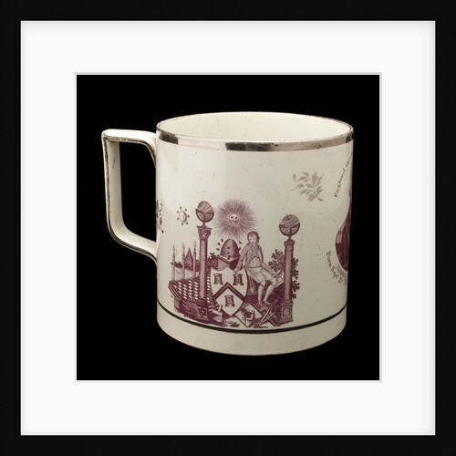 Creamware mug by unknown