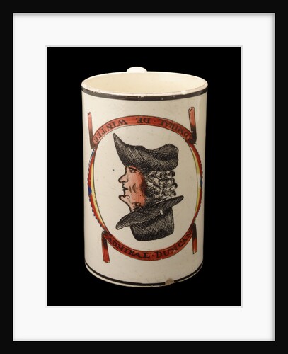 Mug with a portrait of Admiral of the Fleet, Adam Duncan (1731-1804) by unknown