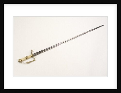 Five-ball hilted dress sword by unknown