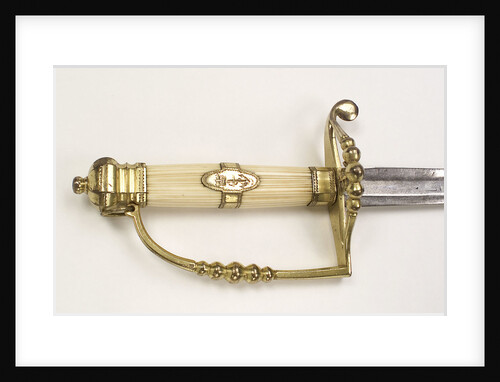 Five-ball hilted dress sword by unknown