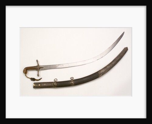 Scimitar which belonged to Captain Edward Crofton by unknown