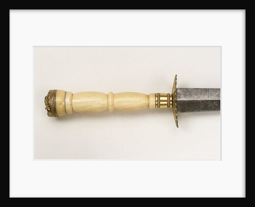 Straight bladed dirk by unknown