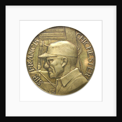 Commemorative medal depicting Sir Francis Chichester (1901-1972) and 'Gypsy Moth IV'; obverse by Spink & Son Ltd.