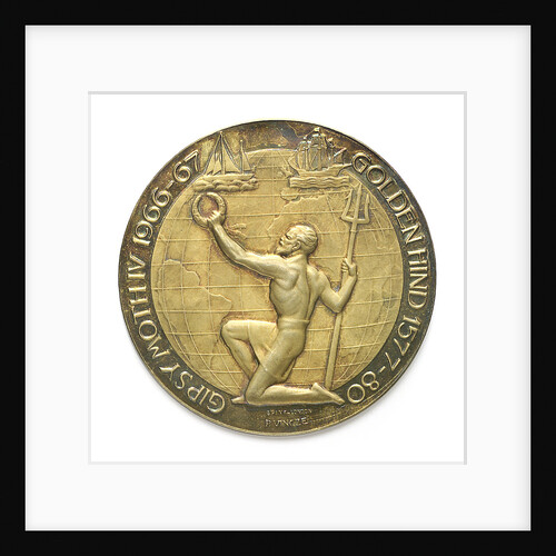Commemorative medal depicting Sir Francis Chichester (1901-1972) and 'Gypsy Moth IV'; reverse by Spink & Son Ltd.