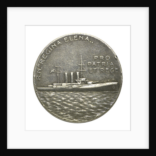 Medal commemorating 'Regina Elena'; reverse by S.J.