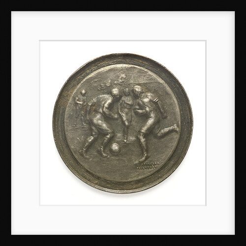 Medal commemorating Mediterranean Fleet football; obverse by Phillips