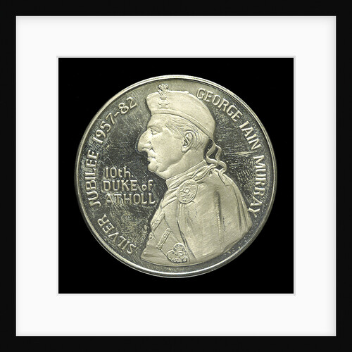 Commemorative medal depicting George Ian Murray, 10th Duke of Atholl, 1982; reverse by unknown