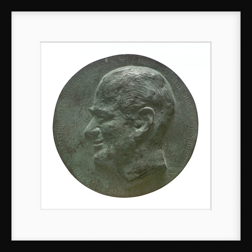 Commemorative medal depicting HRH The Duke of Edinburgh, NMM Trustee 1948-1984; obverse by unknown