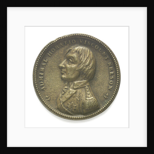 Medal commemorating Vice-Admiral Horatio Nelson (1758-1805); reverse by F. A.