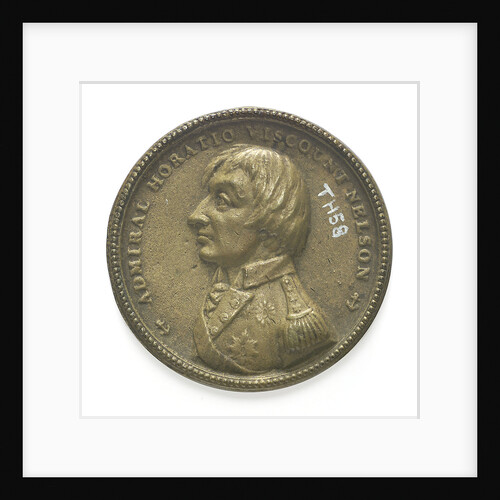 Medal commemorating Vice-Admiral Horatio Nelson (1758-1805); reverse by F. A.