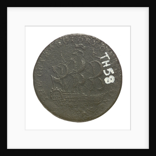 Token depicting Admiral of the Fleet Richard Howe (1726-1799) and the Glorious First of June, 1794; reverse by P. Wyon