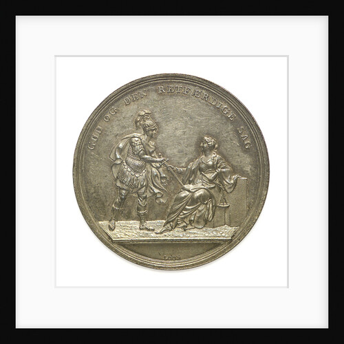 Medal commemorating the Battle of Copenhagen, 1801; obverse by D.F. Loos
