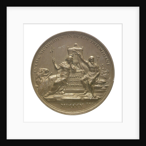 Medal commemorating Vice-Admiral Horatio Nelson (1758-1805); obverse by P. Wyon