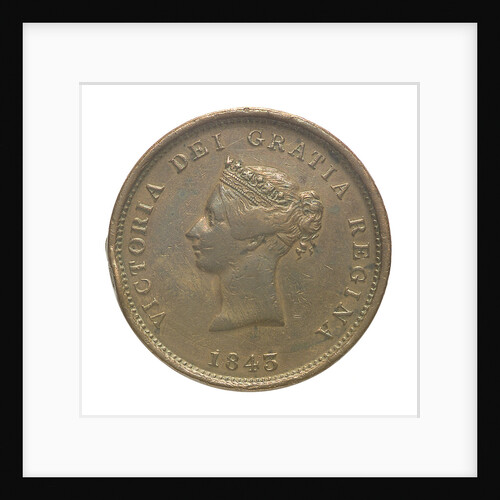 New Brunswick penny token; obverse by unknown