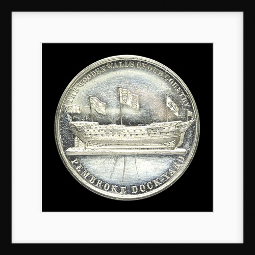 Medal commemorating the opening of the Pembroke Dock National School, 24 June 1844; reverse by Unknown
