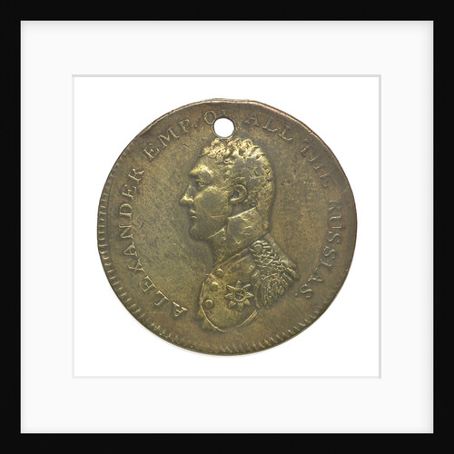 Medal commemorating the signing of peace preliminaries May 30 1814; obverse by unknown