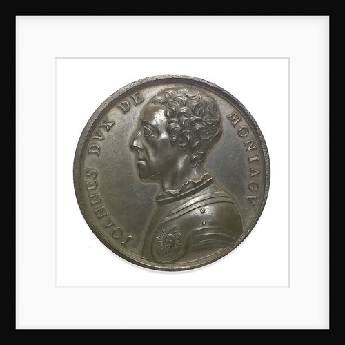 Commemorative medal depicting John, Duke of Montagu; obverse by J.A. Dassier
