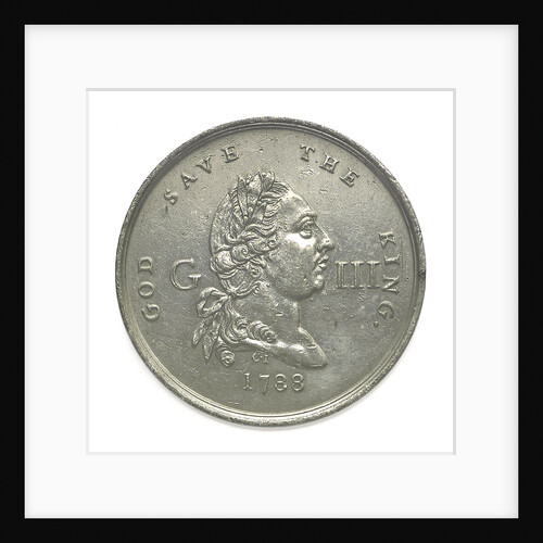Medal commemorating George III's recovery of health, visit to St Pauls 1789; obverse by unknown