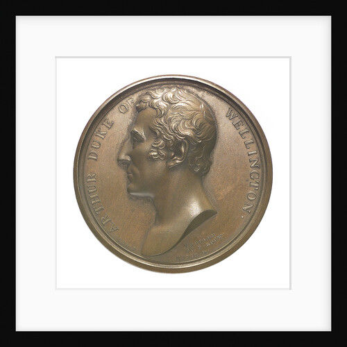 Commemorative medal depicting Duke of Wellington (1769-1852), Chancellor of Oxford University 1834; obverse by T. Webb