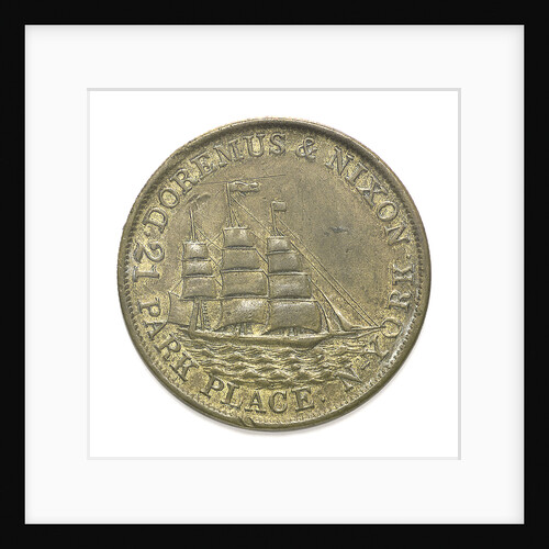 Token, Doremus & Nixon, New York; obverse by unknown