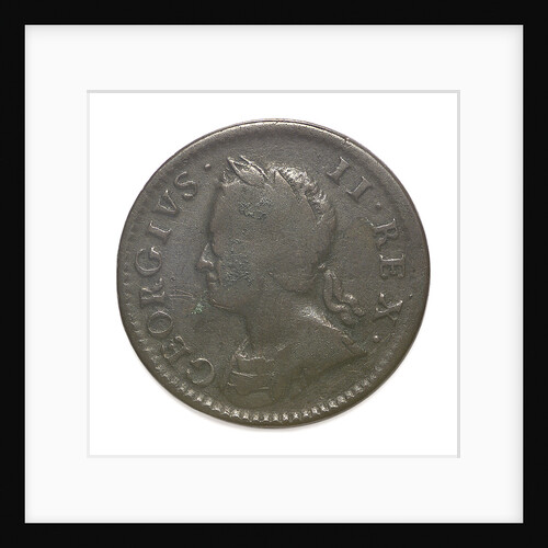 Halfpenny; reverse by unknown