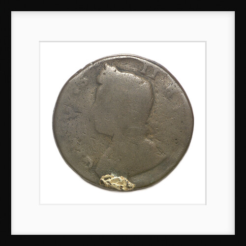 Halfpenny; obverse by unknown