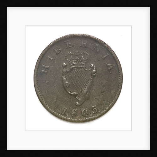 Halfpenny; reverse by unknown