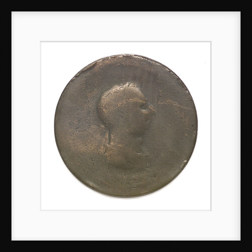 Halfpenny; obverse by unknown