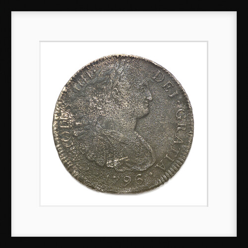 Eight reales; obverse by unknown