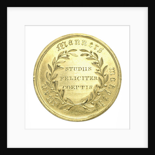 Medal commemorating William of Wykham (1324-1404); reverse by R. Yeo