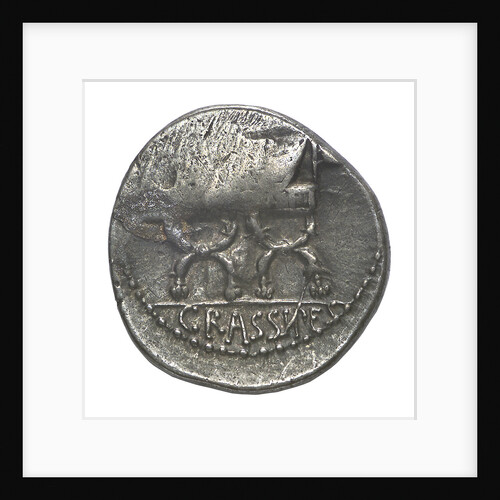 Denarius; reverse by P. Fourius Crassipes