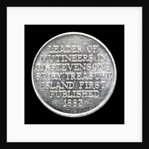 Medal commemorating R. L. Stevenson's novel 'Treasure Island'; reverse by unknown