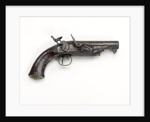 Flintlock pistol by J. Rigby