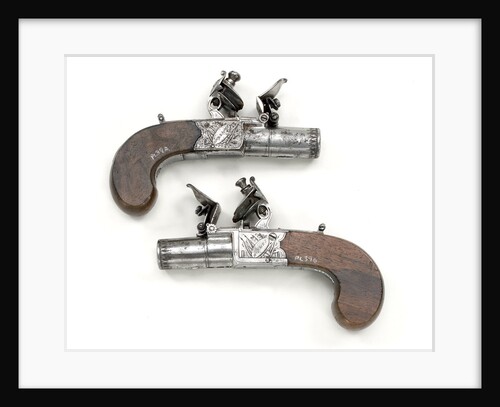 Flintlock pistols by Holmes