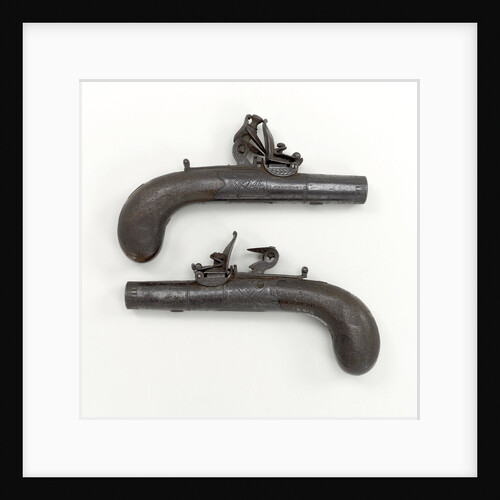 Flintlock pistols by T. Goldworthy