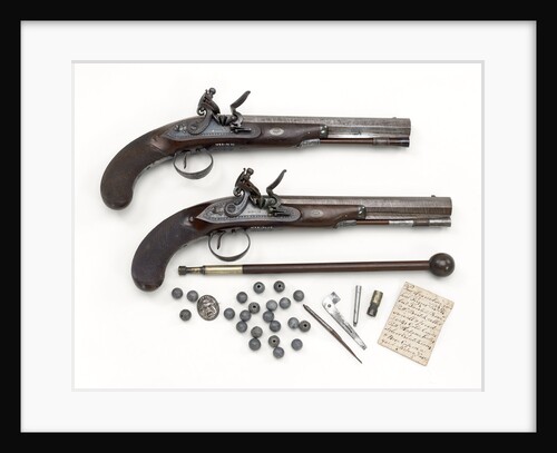Duelling pistols by H. Nock