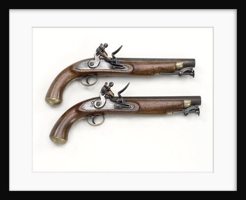 Flintlock pistols by E. & W. Bond