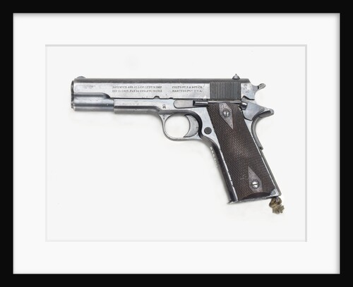 Pistol by Colt Patent Fire Arms Manufacturing Co.