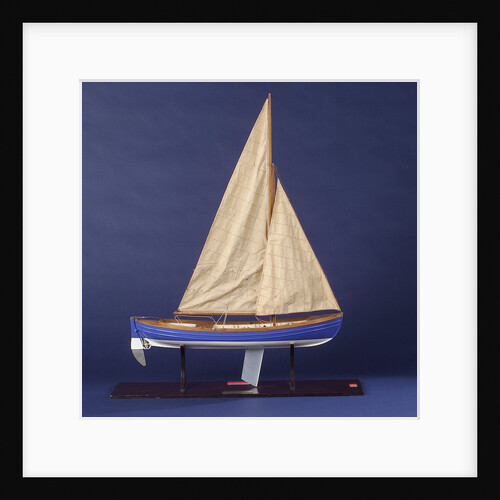 Full hull model, whaler, starboard broadside by unknown