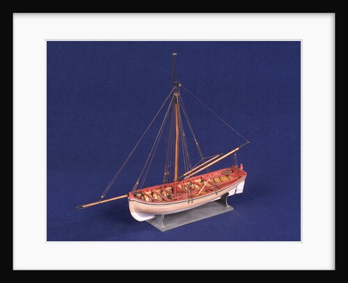 Ship's longboat; 'Medway', port by unknown