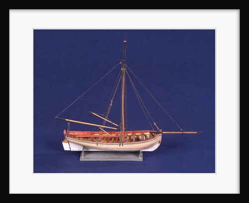 Ship's longboat; 'Medway', starboard broadside by Unknown