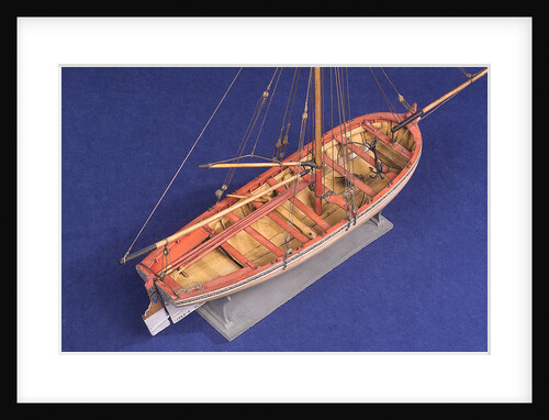 Ship's longboat; 'Medway', interior detail by unknown