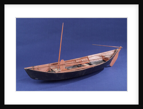 Full hull model, Bridgwater flatner, port by Charles Holt