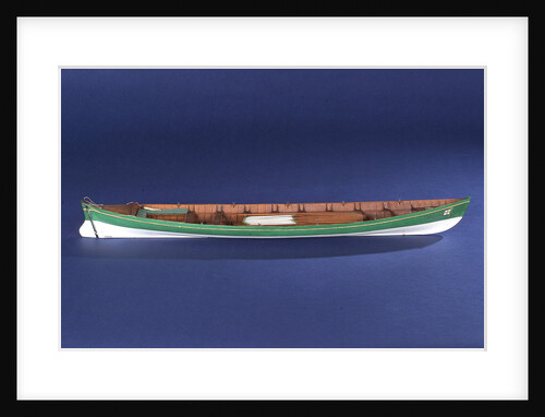 Full hull model of a gallery (circa 1880) by unknown