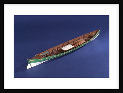 Full hull model of a gallery (circa 1880) by Unknown