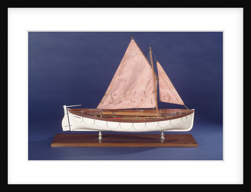 Full hull model representing 'Britannia' and 'Glasgow', starboard broadside by unknown