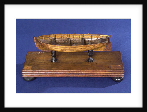 Dinghy, port broadside by unknown