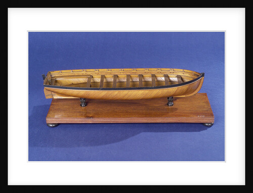 Pinnace, starboard broadside by unknown